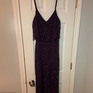 Purple bridesmaid dress